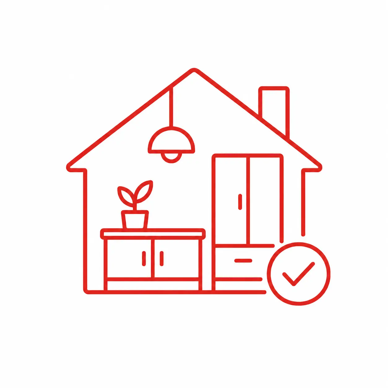 Turnkey Interior Execution Service Turnkey interior execution icon for complete design and build projects