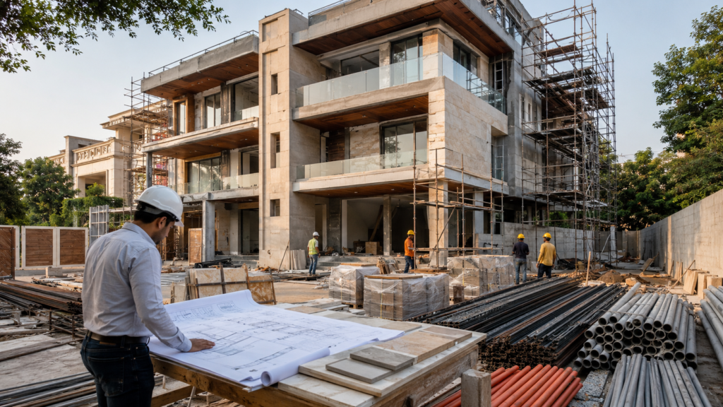 EPC construction Delhi NCR guide for homeowners by Aakriti Studio