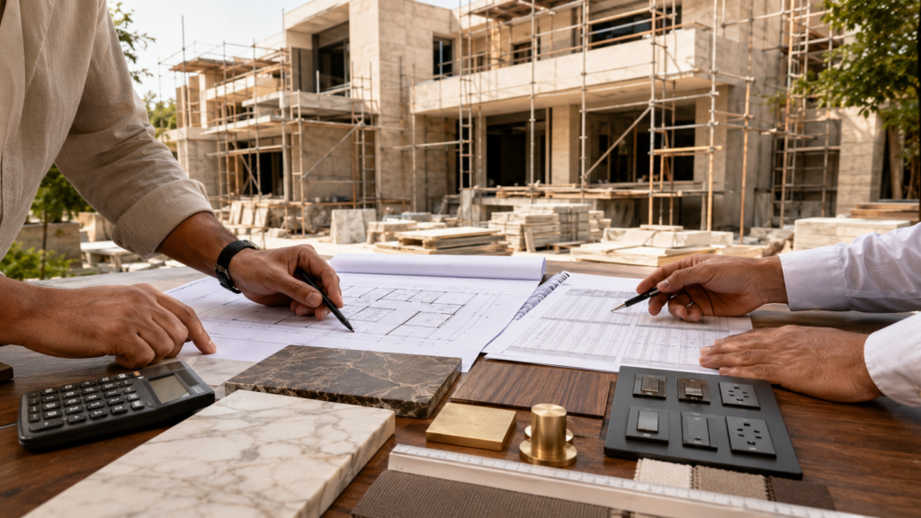 EPC construction cost Delhi NCR guide for homeowners by Aakriti Studio