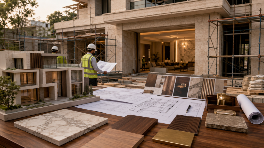 design led EPC for luxury homes in Delhi NCR by Aakriti Studio